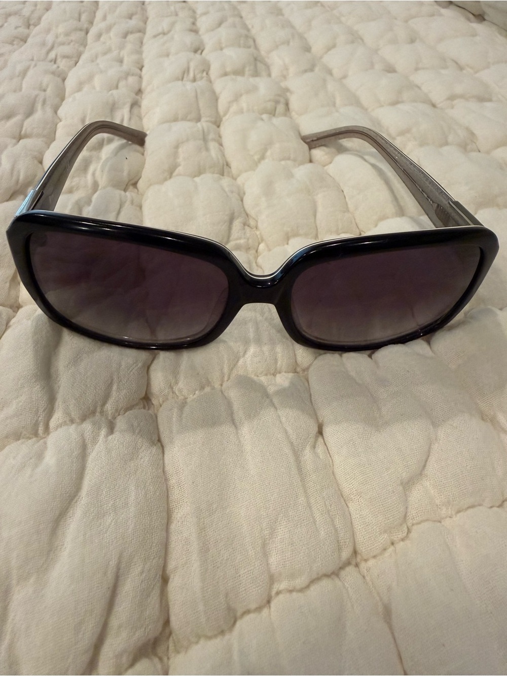 kate spade Black and Gray Women's Oversized Sunglasses
